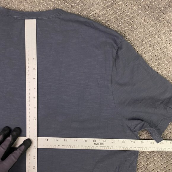 Faherty Sunwashed Pocket Tee T Shirt Men's XL Gray Organic Cotton T Shirt - Picture 6 of 10